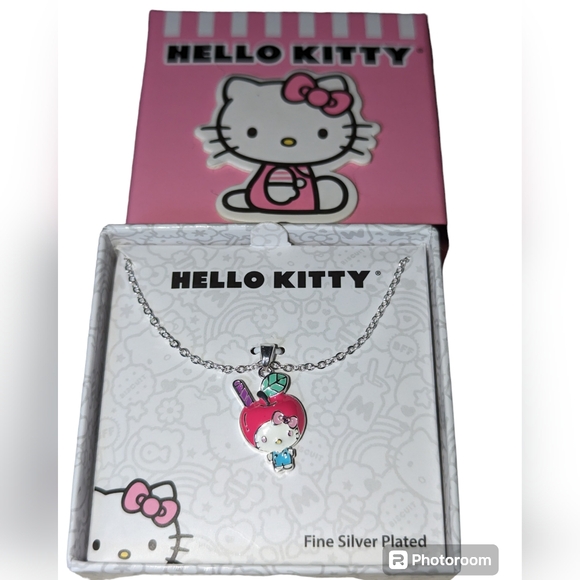 Hello Kitty as an Apple Sorbet -necklace - new in box - Picture 1 of 13